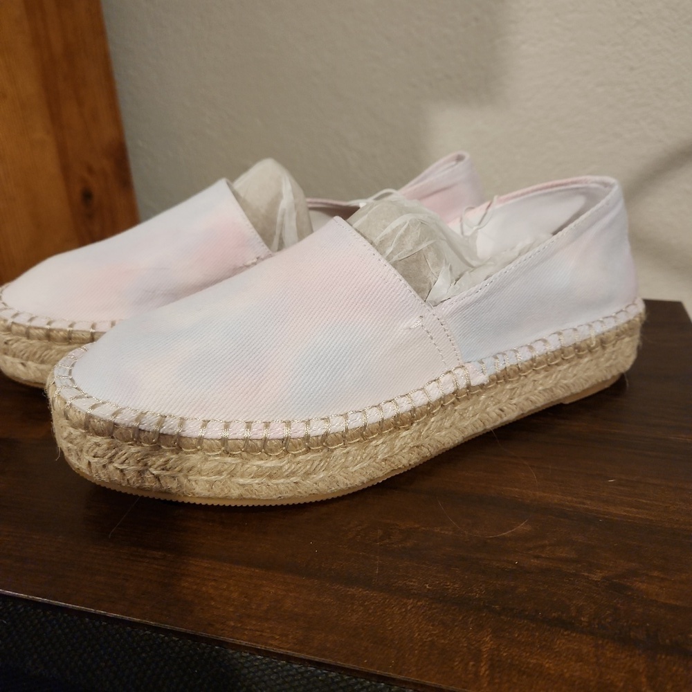 Splendid Tie Dye Canvas Espadrilles Size 9